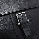 Сумка чоловіча Vintage 14674 Чорна, фото 7