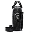 Сумка чоловіча Vintage 14678 для ноутбука Чорна, фото 2