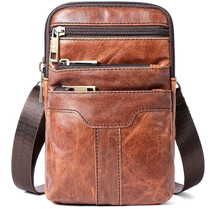 Сумка чоловіча Vintage 14724 Коричнева, фото 1