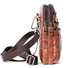 Сумка чоловіча Vintage 14724 Коричнева, фото 9