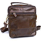 Сумка чоловіча Vintage 14764 Коричнева, фото 2