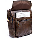 Сумка чоловіча Vintage 14764 Коричнева, фото 7