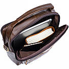 Сумка чоловіча Vintage 14764 Коричнева, фото 8