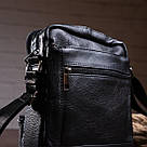 Сумка чоловіча флотар Vintage 14720 Чорна, фото 8