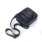 Сумка чоловіча флотар Vintage 14758 Чорна, фото 2