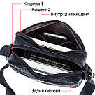 Сумка чоловіча флотар Vintage 14758 Чорна, фото 4