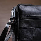 Сумка чоловіча флотар Vintage 14758 Чорна, фото 9