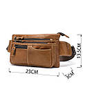 Сумка на пояс Vintage 14658 Руда, фото 3