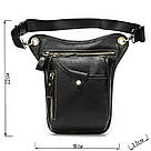 Сумка на пояс Vintage 14659 Чорна, фото 3