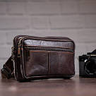 Сумка на пояс Vintage 14727 Коричнева, фото 3