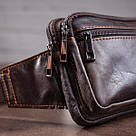 Сумка на пояс Vintage 14727 Коричнева, фото 6