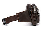 Сумка на пояс Vintage 14727 Коричнева, фото 10