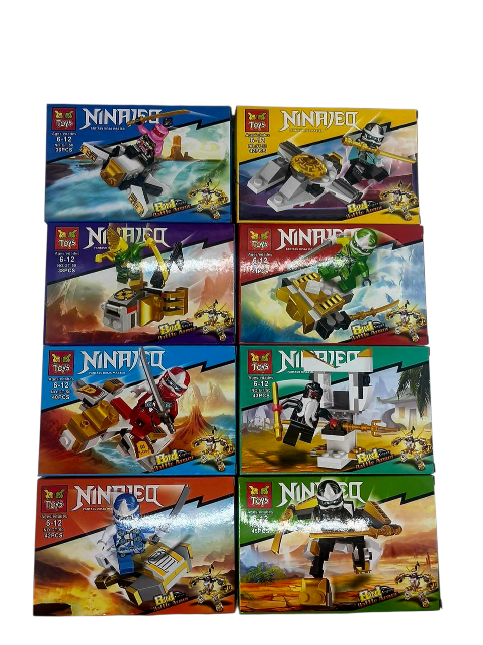 Дитячий конструктор Ninja 36-45 деталей