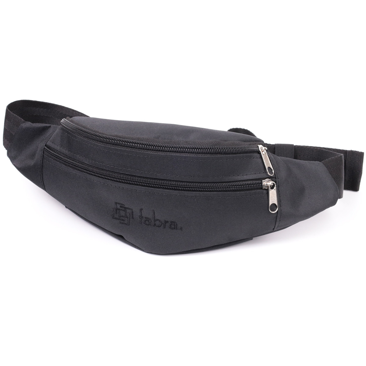 Універсальна сумка на пояс з якісного поліестеру FABRA 22580 Чорний, фото 1