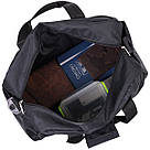 Невелика дорожня сумка з якісного поліестеру FABRA 22581 Чорний, фото 9