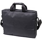 Практична ділова сумка з якісного поліестеру FABRA 22585 Чорний, фото 4