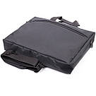 Практична ділова сумка з якісного поліестеру FABRA 22585 Чорний, фото 8