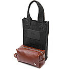 Чоловіча косметичка з натуральної шкіри GRANDE PELLE 11414 Коричневий, фото 6