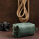 Шкіряна косметичка унісекс GRANDE PELLE 11572 Зелений, фото 9