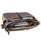 Сумка текстильна Vintage 20059 Сіра, фото 3