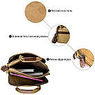 Сумка текстильна для ноутбука на два відділення Vintage 20181 Хакі, фото 4