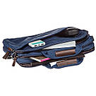 Сумка текстильна для ноутбука Vintage 20184 Cиня, фото 5