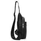 Сумка через плече чоловіча Vintage 14857 Чорна, фото 2