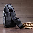 Сумка через плече чоловіча Vintage 14857 Чорна, фото 6