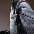 Сумка через плече чоловіча Vintage 14857 Чорна, фото 9