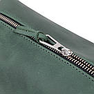 Шкіряна косметичка унісекс GRANDE PELLE 11573 Зелений, фото 5