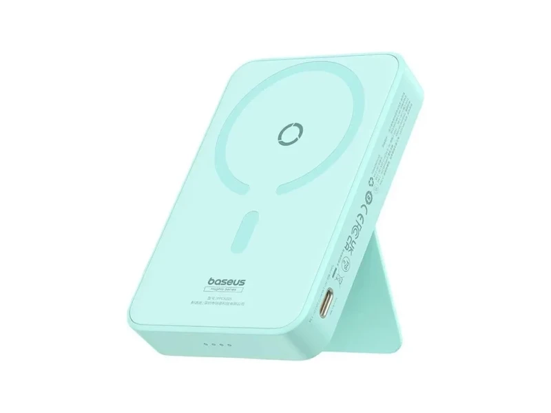 Зовнішній акумулятор (павербанк) BASEUS MagPro Magnetic Bracket Fast Charge Power Bank 5000mAh 20W Blue (P10064101333-00)