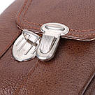 Сумка для чоловіків на два відділення з натуральної шкіри Vintage 22738 Коричневий, фото 5