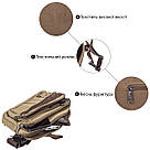 Бананка текстильна на пояс Vintage 20081 Хакі, фото 4