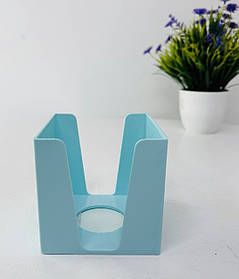 Бокс для паперу м'ятний 90*90*90 мм Пластик (ВМ6360-38) Buromax