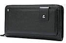 Клатч чоловіча з ременем Vintage 14664 Чорний, фото 6
