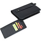 Клатч чоловіча з ременем Vintage 14664 Чорний, фото 9