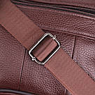 Зручна чоловіча сумка з натуральної шкіри 22858 Vintage Коричневий, фото 8