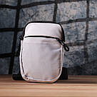 Стильна слінг сумка для подорожей із якісного текстилю Vintage 22867 Білий, фото 8