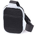 Практична слінг сумка для подорожей із якісного текстилю Vintage 22868 Блакитний, фото 2