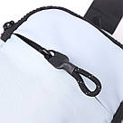 Практична слінг сумка для подорожей із якісного текстилю Vintage 22868 Блакитний, фото 6