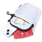 Практична слінг сумка для подорожей із якісного текстилю Vintage 22868 Блакитний, фото 7