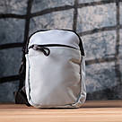 Практична слінг сумка для подорожей із якісного текстилю Vintage 22868 Блакитний, фото 8