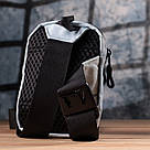 Практична слінг сумка для подорожей із якісного текстилю Vintage 22868 Блакитний, фото 9