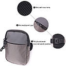 Зручна слінг сумка для подорожей із якісного текстилю Vintage 22869 Сірий, фото 4