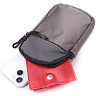 Зручна слінг сумка для подорожей із якісного текстилю Vintage 22869 Сірий, фото 7