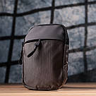 Зручна слінг сумка для подорожей із якісного текстилю Vintage 22869 Сірий, фото 8