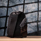 Зручна слінг сумка для подорожей із якісного текстилю Vintage 22869 Сірий, фото 9