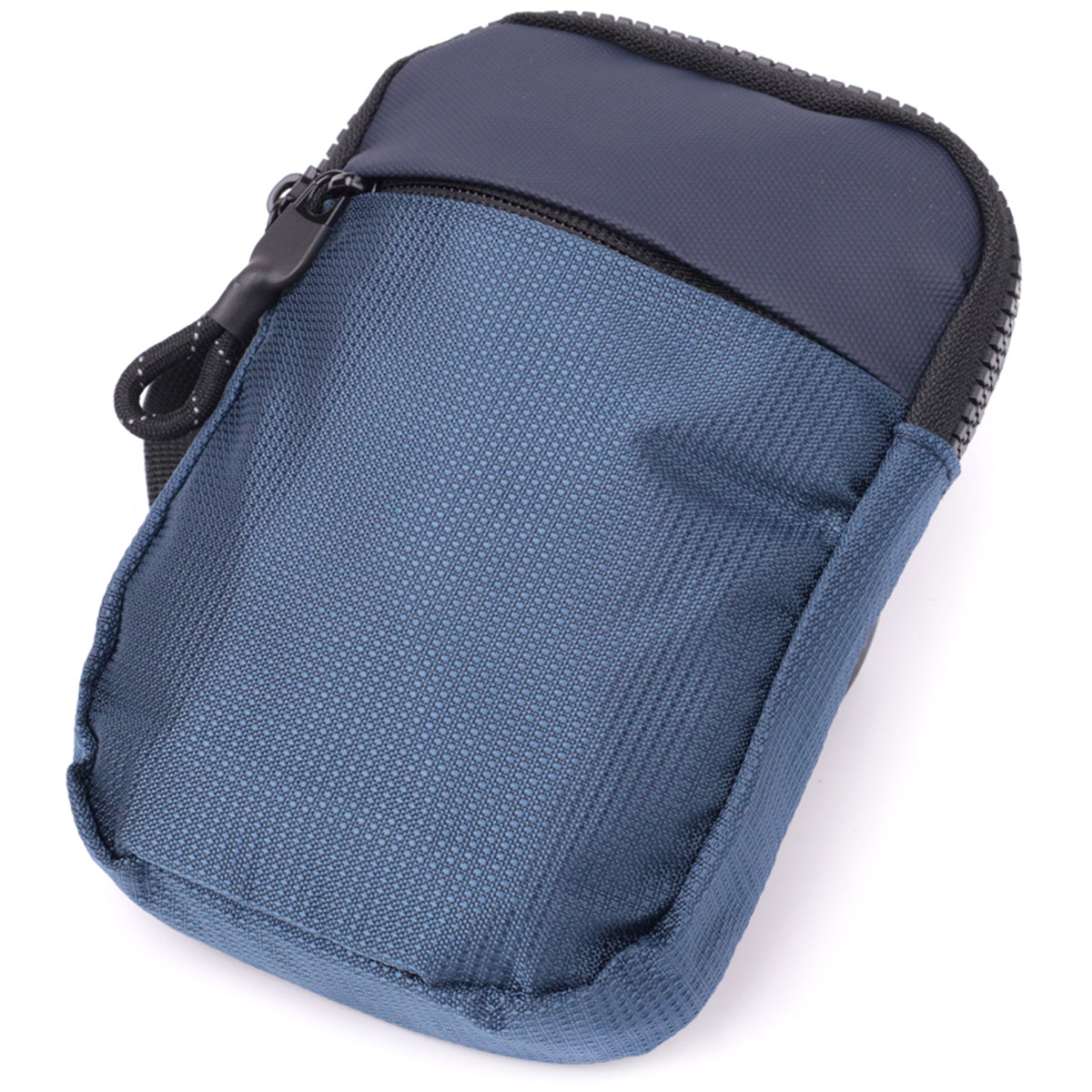 Чоловіча слінг сумка для подорожей з якісного текстилю Vintage 22870 Синій, фото 1