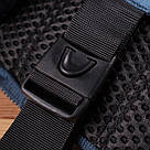 Чоловіча слінг сумка для подорожей з якісного текстилю Vintage 22870 Синій, фото 10