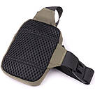 Невелика слінг сумка для подорожей із якісного текстилю Vintage 22871 Зелений, фото 2